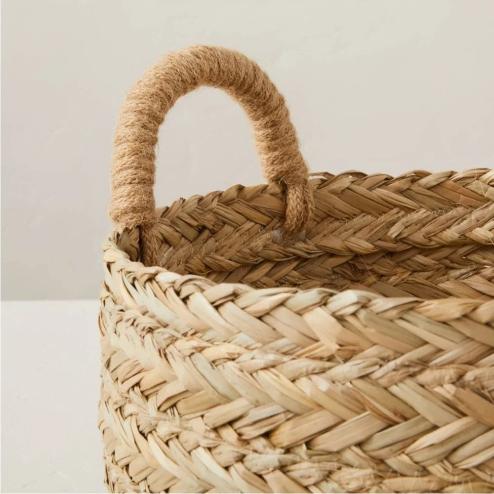 Large Braided Grass Storage Basket - Hearth & Hand™ with Magnolia